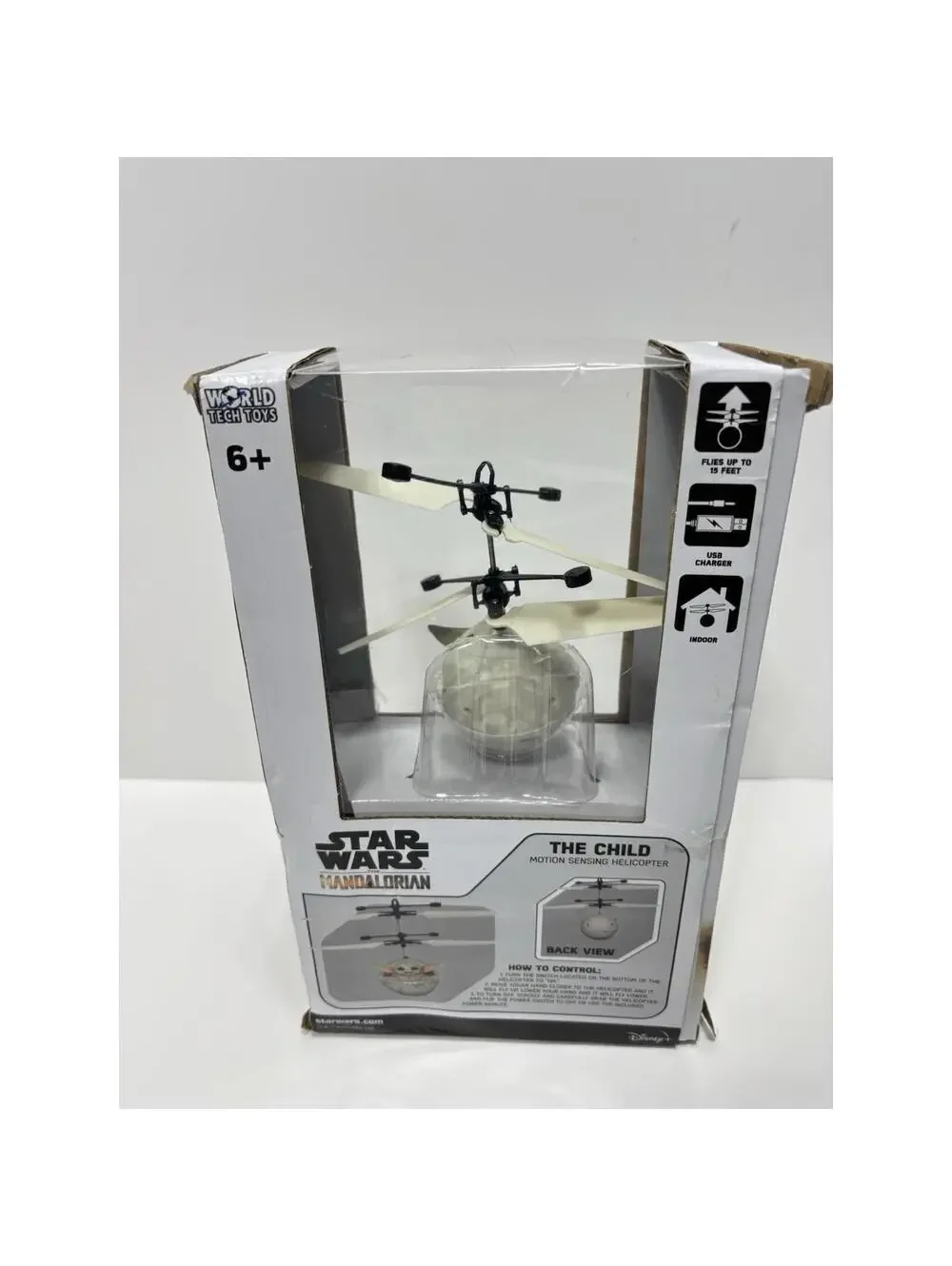 Star Wars The Mandalorian Small Hand Hovering Toy for Kids, New, Box Damaged